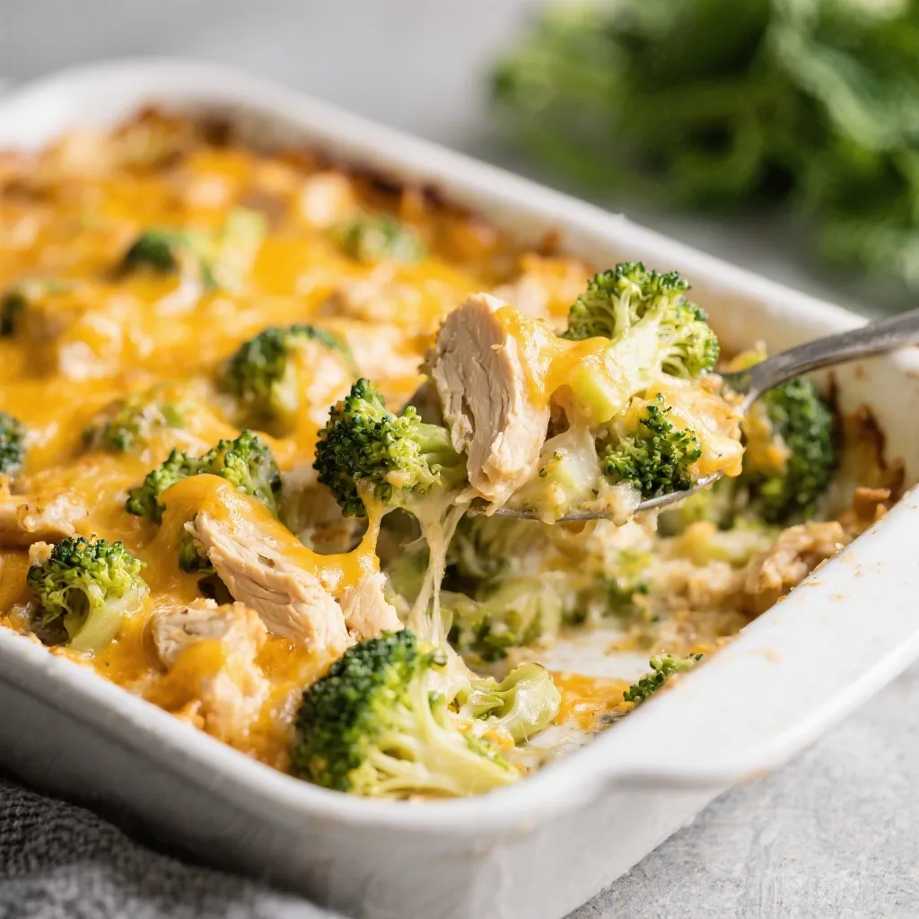 Cheesy Broccoli and Chicken Casserole