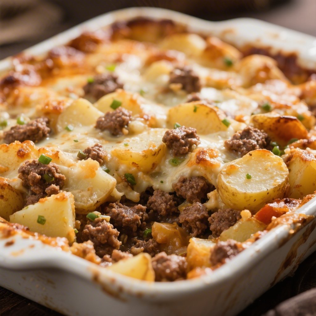 Hamburger Potato Casserole Recipe
