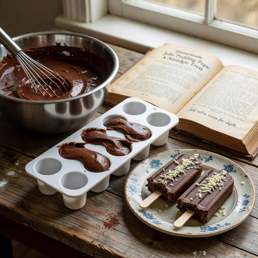 Homemade Jello Pudding Pops – Creamy Chocolate Frozen Dessert