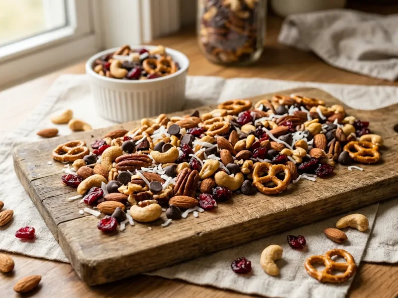 Oven Roasted Sweet and Salty Trail Mix (Ready in 20 Minutes)