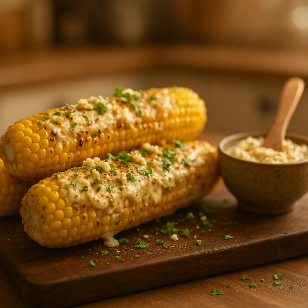 Homemade Street Corn Garlic Feta Butter (Ready in 15 Minutes)