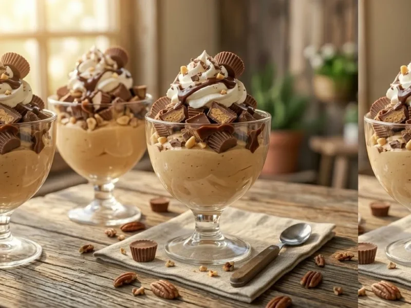 5-Minute Peanut Butter Cup Mousse – Creamy No-Bake Dessert