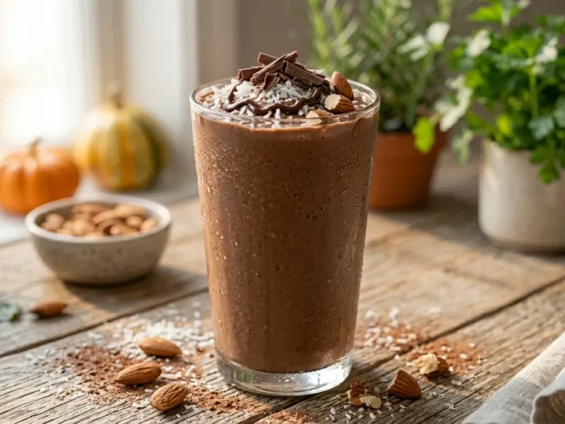 Almond Joy Smoothie Recipe – Creamy, Chocolatey & Dairy-Free