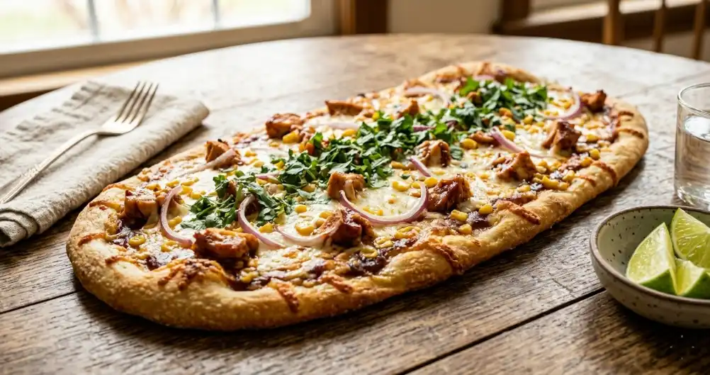 BBQ Ranch Chicken Flatbread – Quick & Flavorful Dinner or Lunch