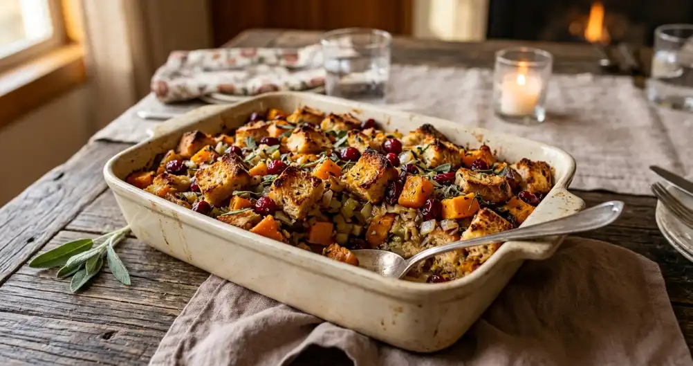 Butternut Squash Stuffing (Savory & Comforting Side Dish)
