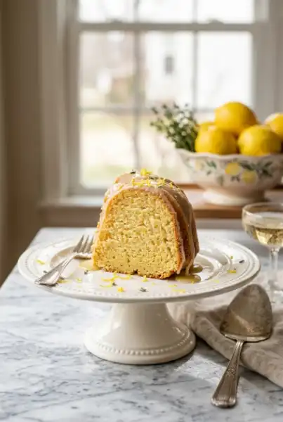 Champagne Lemon Bundt Cake (Light & Elegant Dessert)1