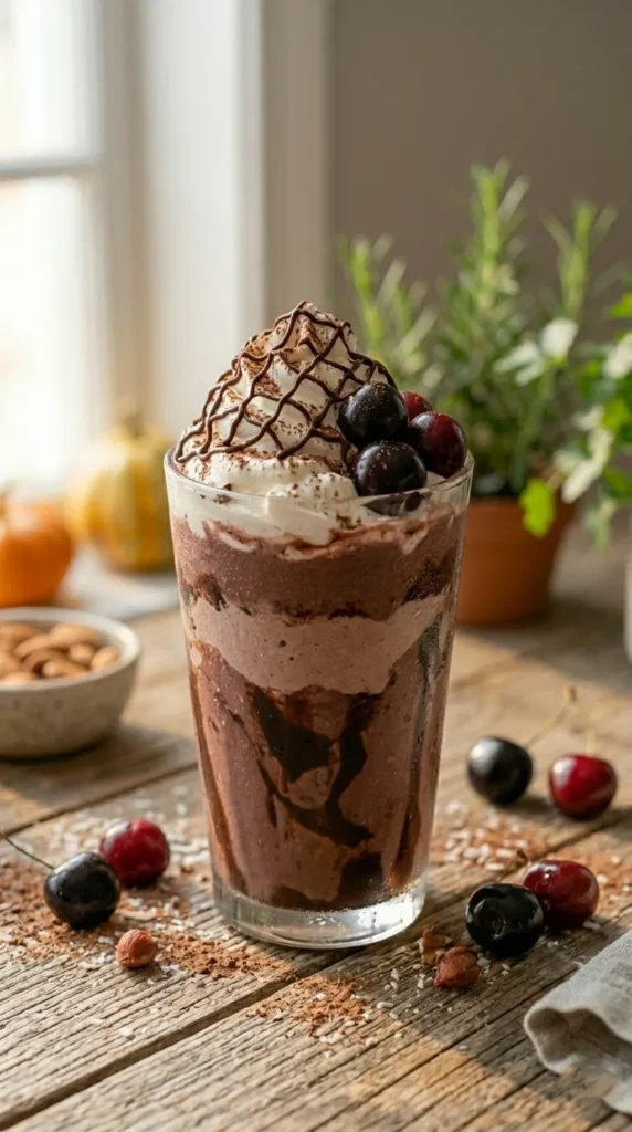 Cherry Chocolate Milkshake (Creamy & Easy Summer Treat)