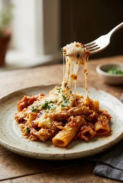 Chicken Parmesan Casserole (Easy & Cheesy Dinner)1