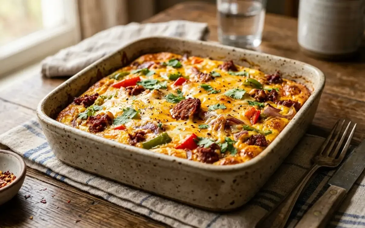Chorizo Egg Bake (Easy & Flavorful Breakfast)