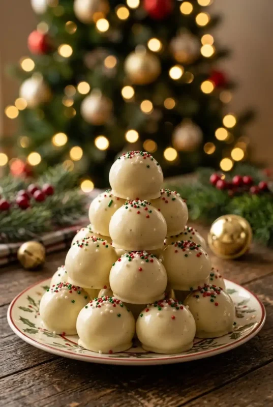 Christmas Golden Oreo Truffles (Easy No-Bake Holiday Treat)1