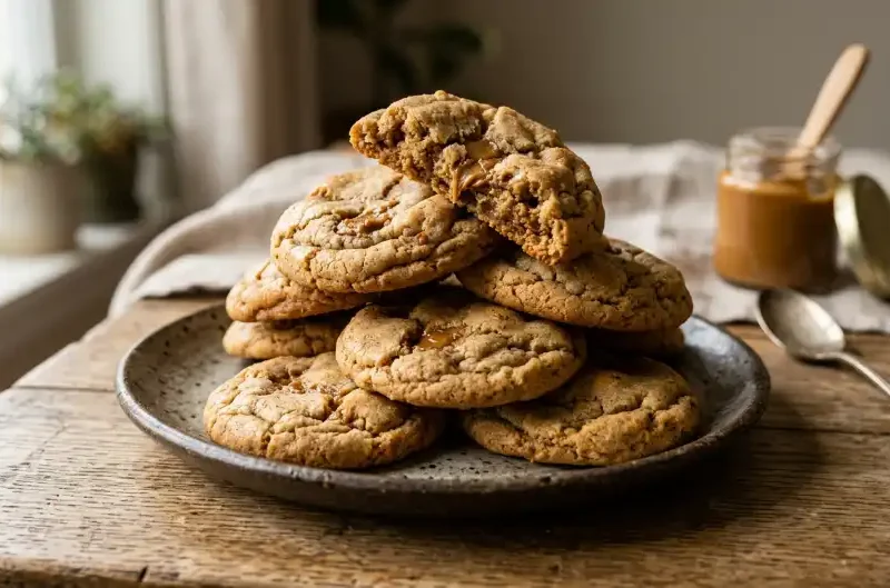 Cookie Butter Cookies (Soft & Chewy)
