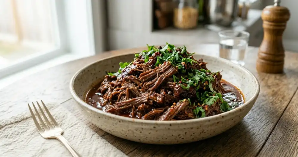 Crock Pot Shredded Beef – Tender & Flavorful Slow Cooker Dinner