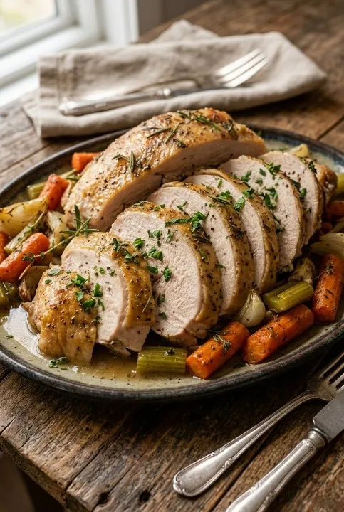 Crock Pot Turkey Breast (Juicy & Easy Slow Cooker Recipe)1
