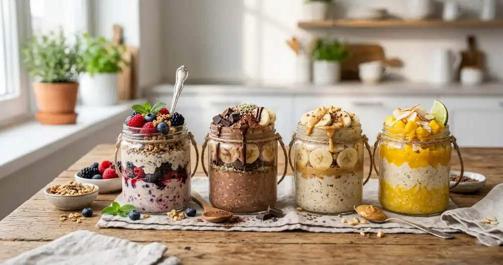 Easy Overnight Oats Recipes (Healthy & Quick Breakfast Ideas)