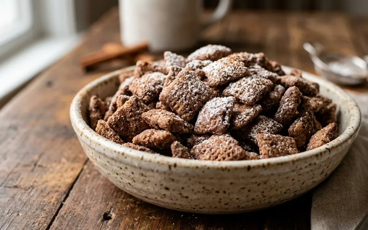 Easy Snickerdoodle Puppy Chow – Cinnamon Sugar Treat