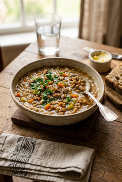 Easy Turkey Lentil Soup Recipe for Cozy Dinners