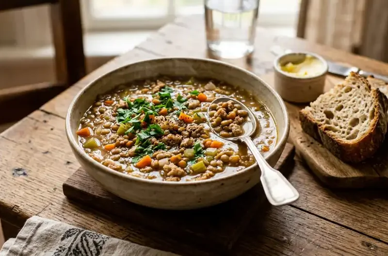 Easy Turkey Lentil Soup Recipe for Cozy Dinners