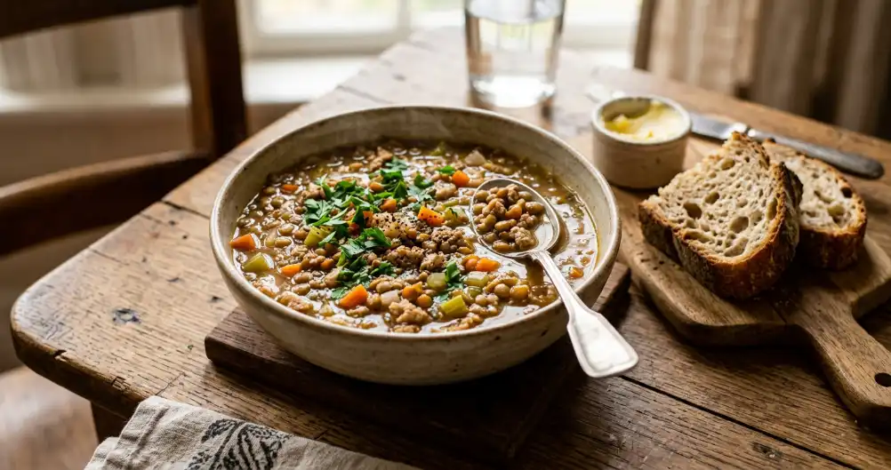 Easy Turkey Lentil Soup Recipe for Cozy Dinners