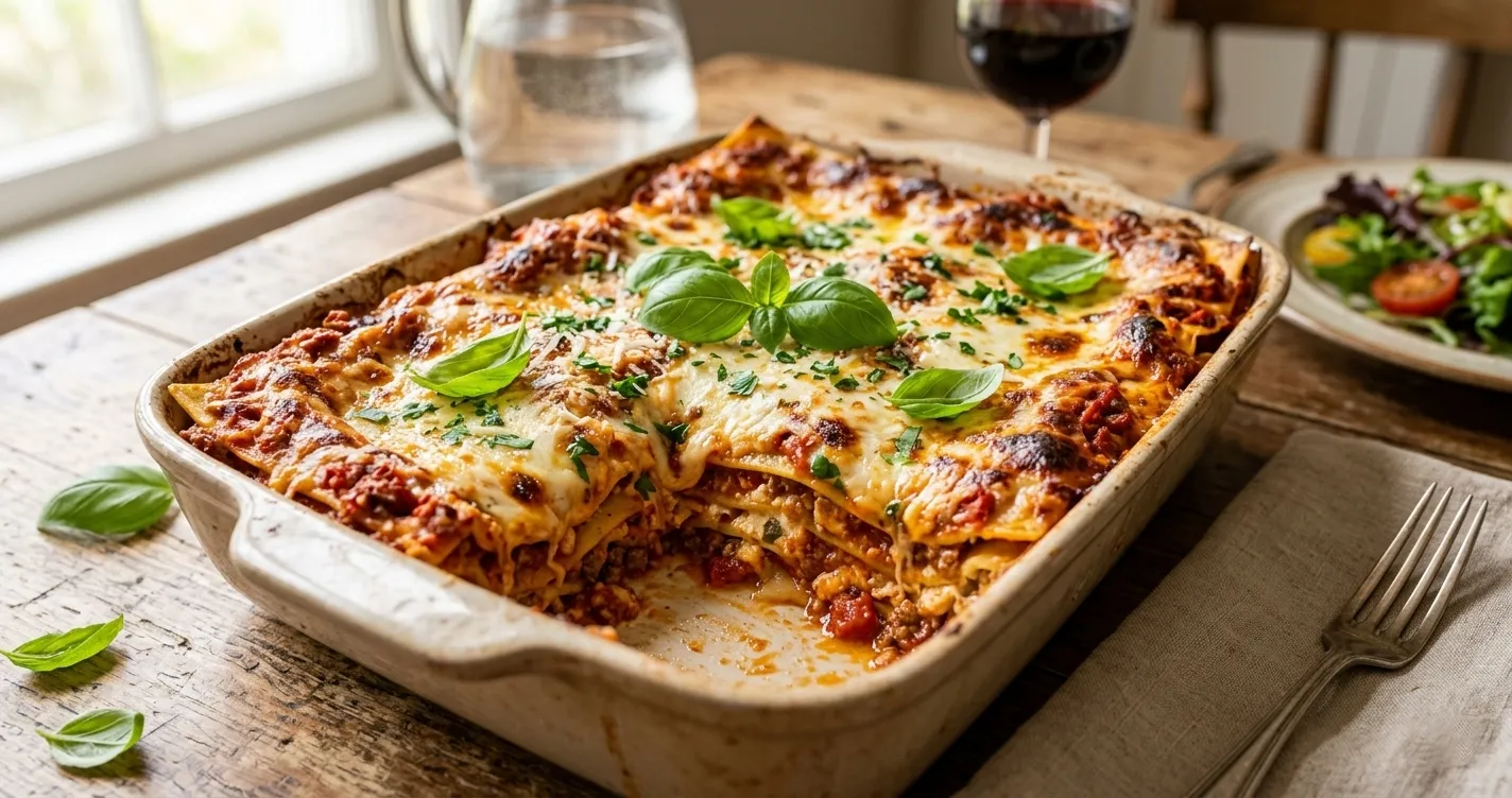 Cheesy No Boil Lasagna – Ready in 30 Minutes - CookVella - Best Recipe