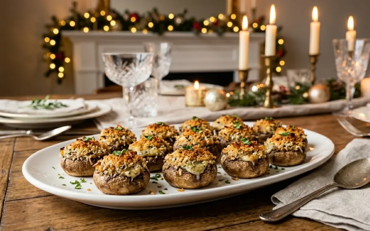 Air Fryer Stuffed Mushrooms – Perfect Holiday Appetizer