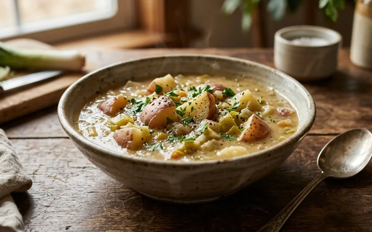 Chunky Red Potato Leek Soup (Hearty & Comforting)