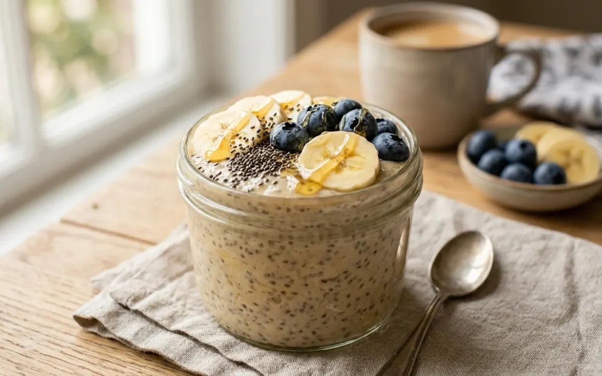 Banana Chia Pudding (Healthy & Easy Breakfast Recipe)