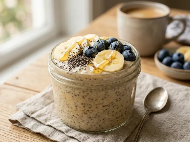Banana Chia Pudding (Healthy & Easy Breakfast Recipe)