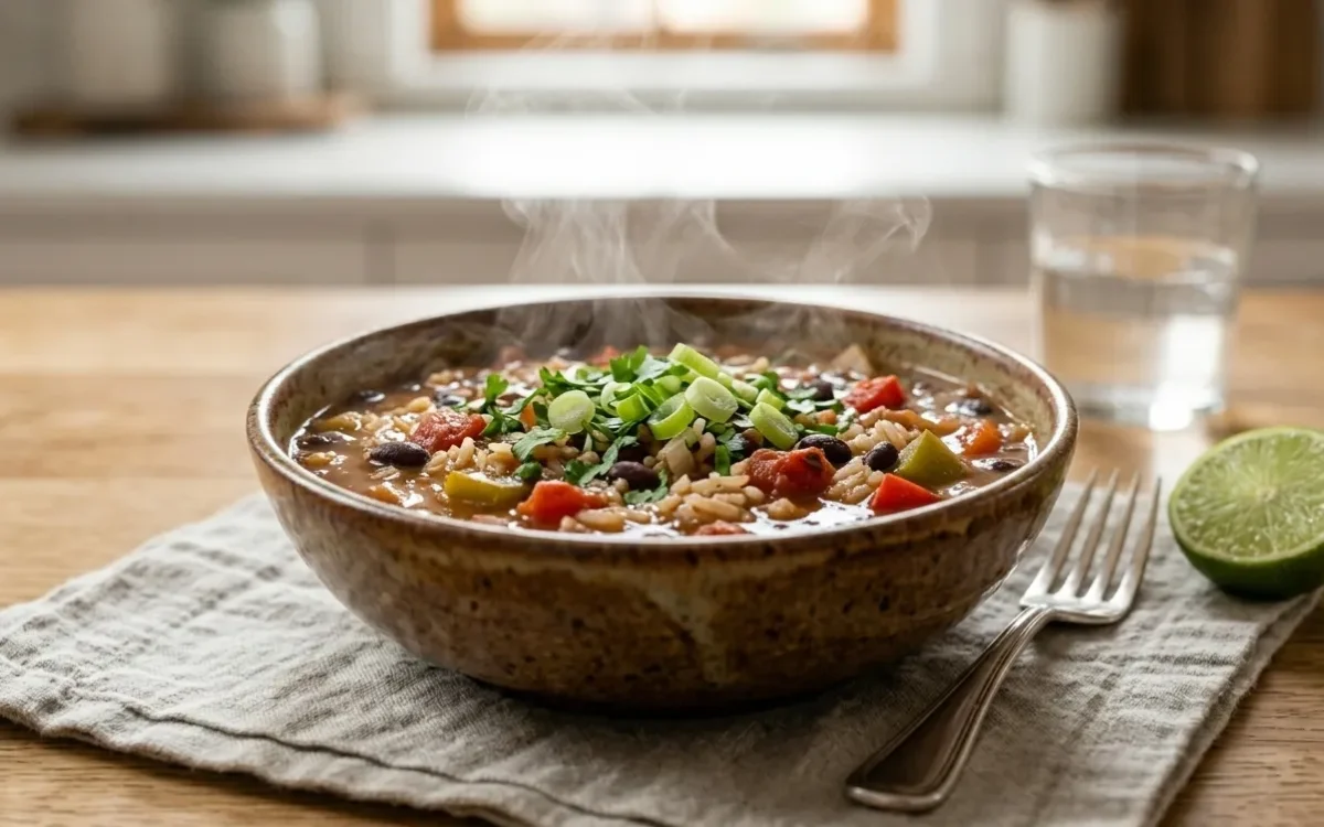 Black Bean Rice Soup (Easy & Hearty One-Pot Recipe)