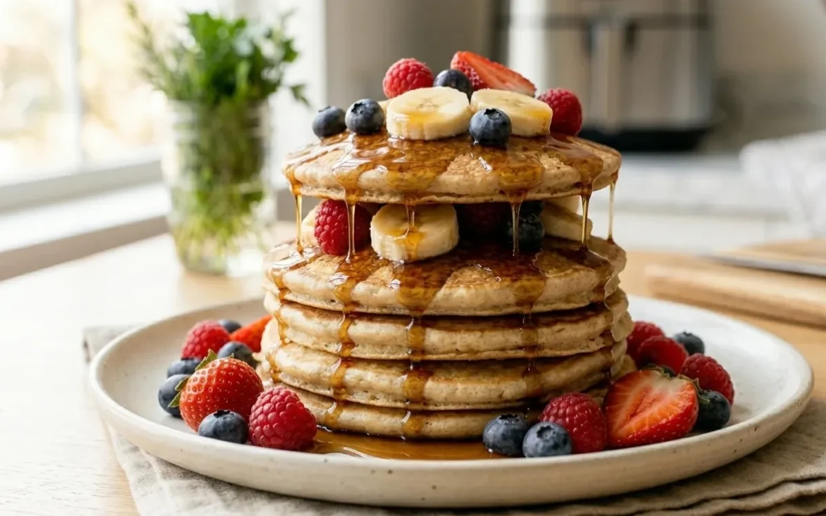 Dairy Free Buttermilk Pancakes (Fluffy & Easy)