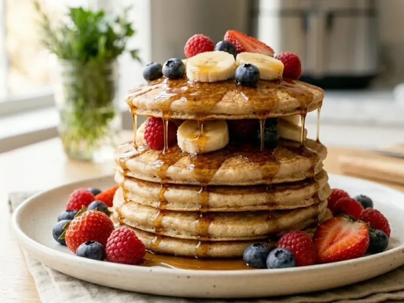 Dairy Free Buttermilk Pancakes (Fluffy & Easy)