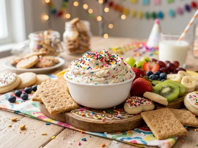 Funfetti Dip (Easy & Colorful Party Dessert)