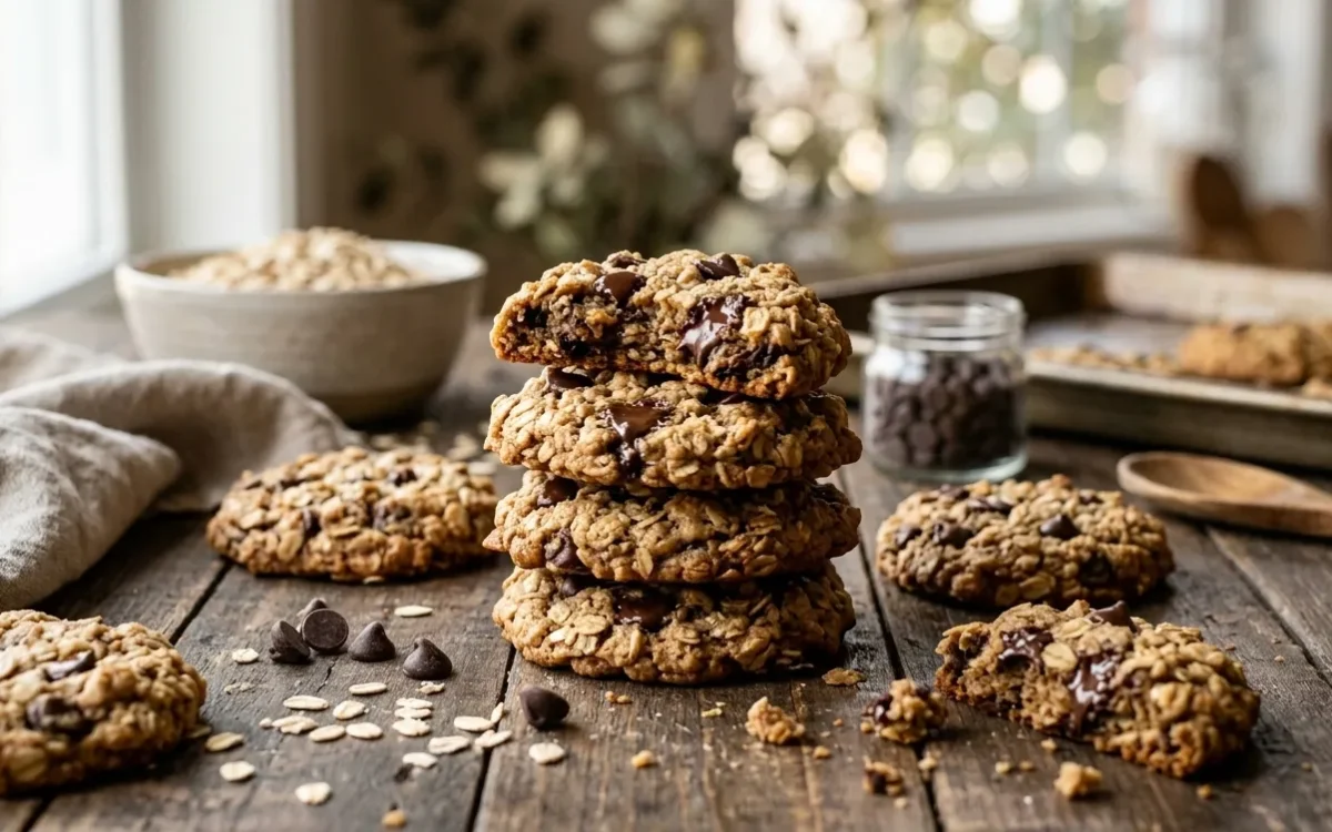 Healthy Gluten Free Oatmeal Cookies Recipe
