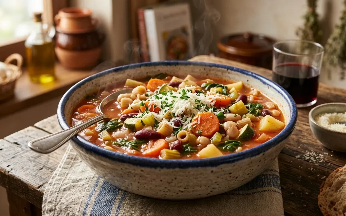 Chunky Italian Vegetable Soup (Hearty & Easy One-Pot Recipe)