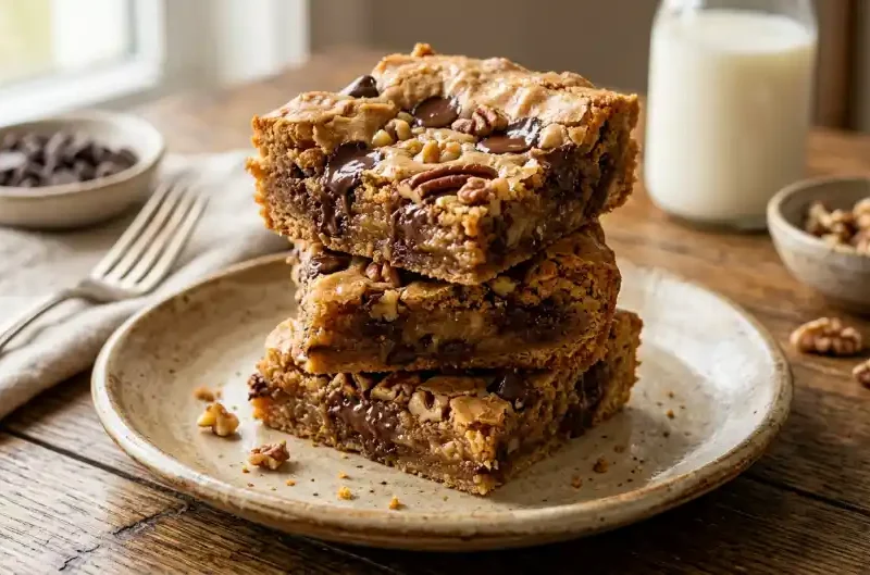 Gluten Free Blondies (Soft, Chewy & Easy Recipe)