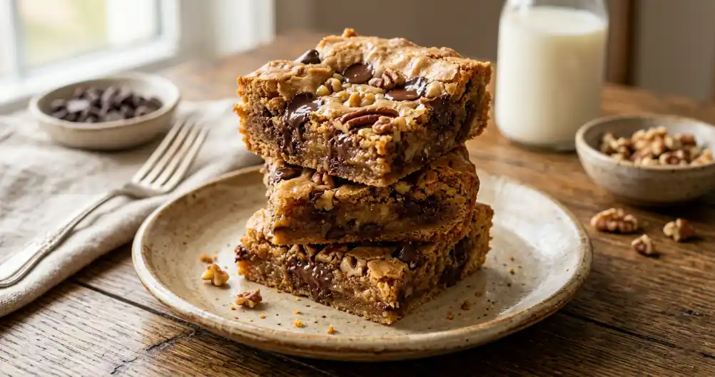 Gluten Free Blondies (Soft, Chewy & Easy Recipe)