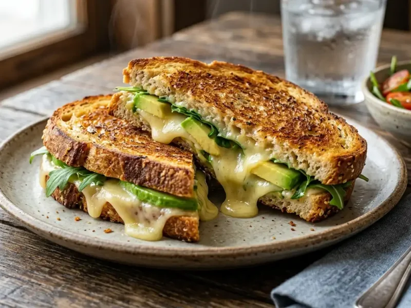 Havarti Avocado Arugula Grilled Cheese (Creamy & Gourmet)
