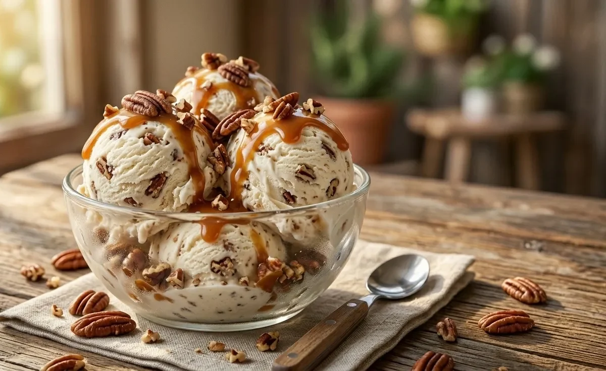 Homemade Butter Pecan Ice Cream – Creamy, Nutty & Easy Summer Dessert