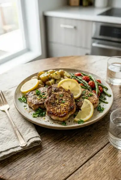 Lemon Pepper Pork Chops – Juicy & Zesty Dinner Recipe