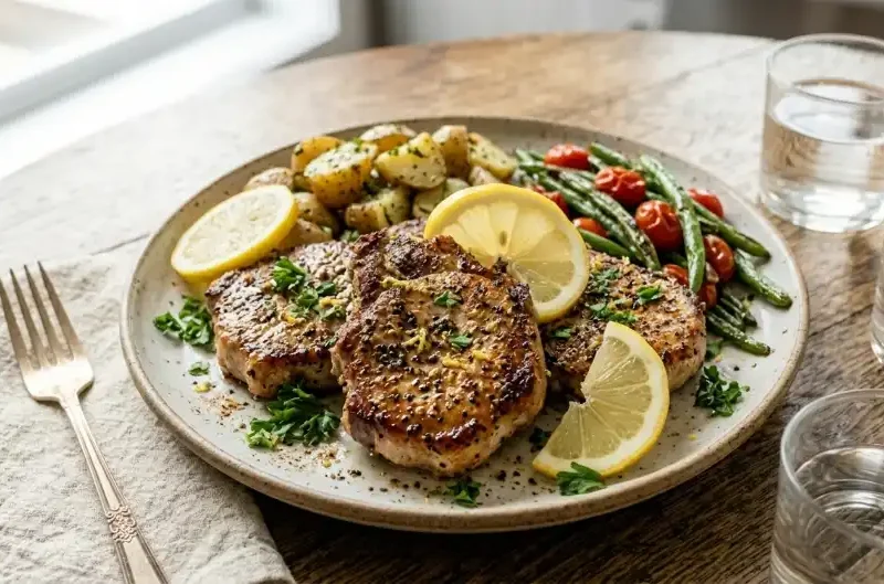 Lemon Pepper Pork Chops – Juicy & Zesty Dinner Recipe
