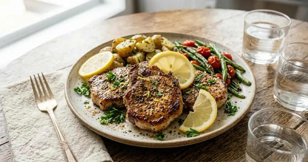 Lemon Pepper Pork Chops – Juicy & Zesty Dinner Recipe