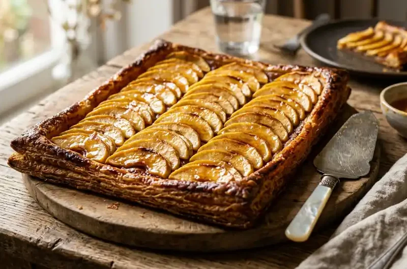 Puff Pastry Apple Tart (Easy & Delicious)