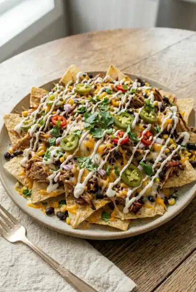 Pulled Pork Nachos – Cheesy & Flavorful Snack or Lunch