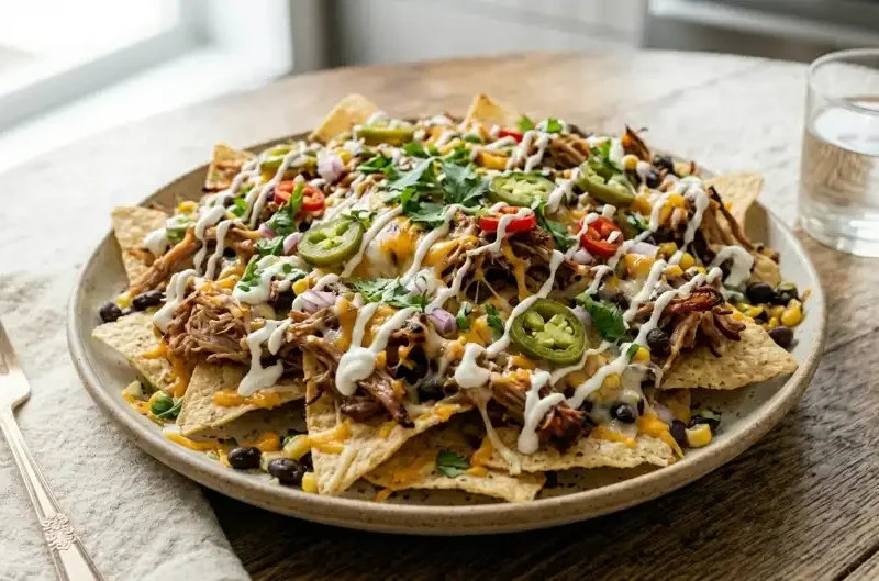 Pulled Pork Nachos – Cheesy & Flavorful Snack or Lunch