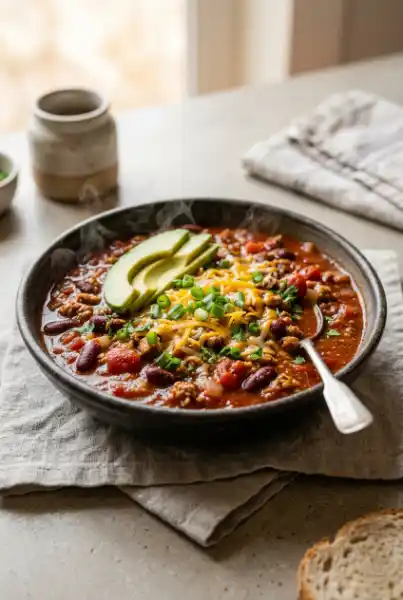 Simple Turkey Chili – Hearty & Healthy Dinner Recipe1_resized