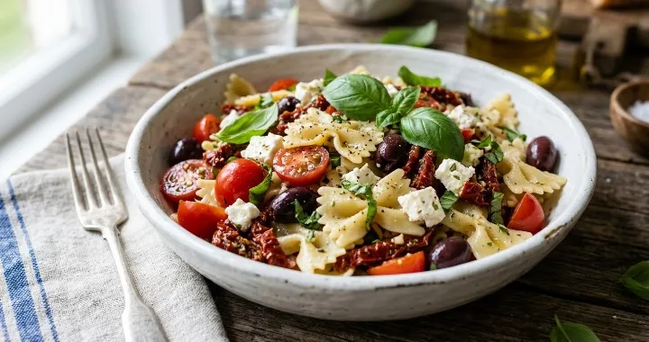 Sun-Dried Tomato Pasta Salad (Easy & Flavorful)