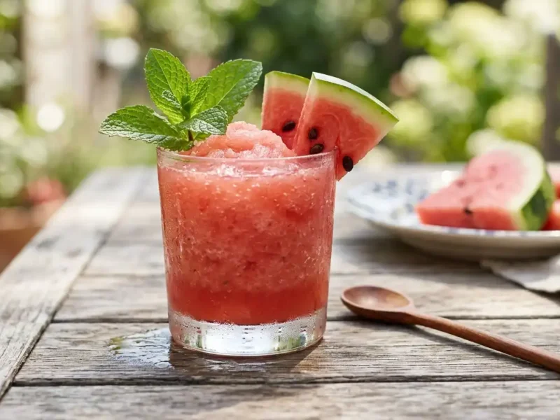 Watermelon Frosé (Frozen Rosé Recipe for Summer)
