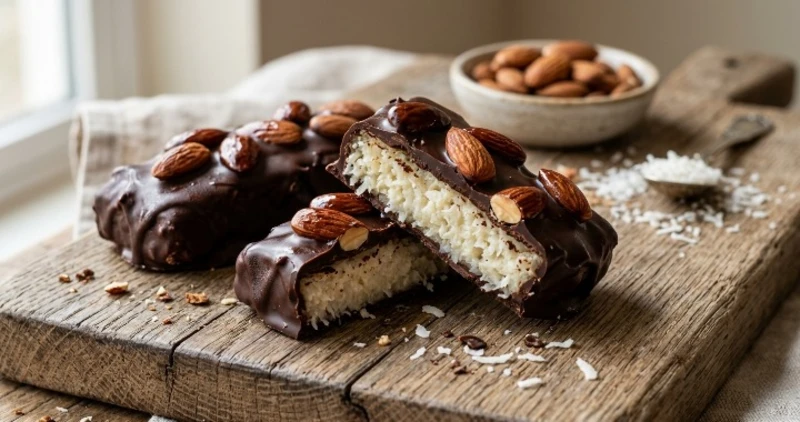 Clean Eating Almond Joy Bars (Healthy & No-Bake)