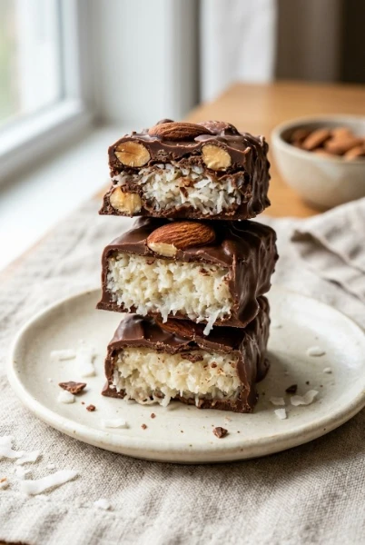 Clean Eating Almond Joy Bars (Healthy & No-Bake)