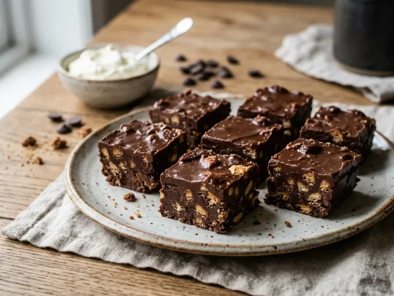 Easy No Bake Chocolate Dessert for Beginners (Quick & Delicious)