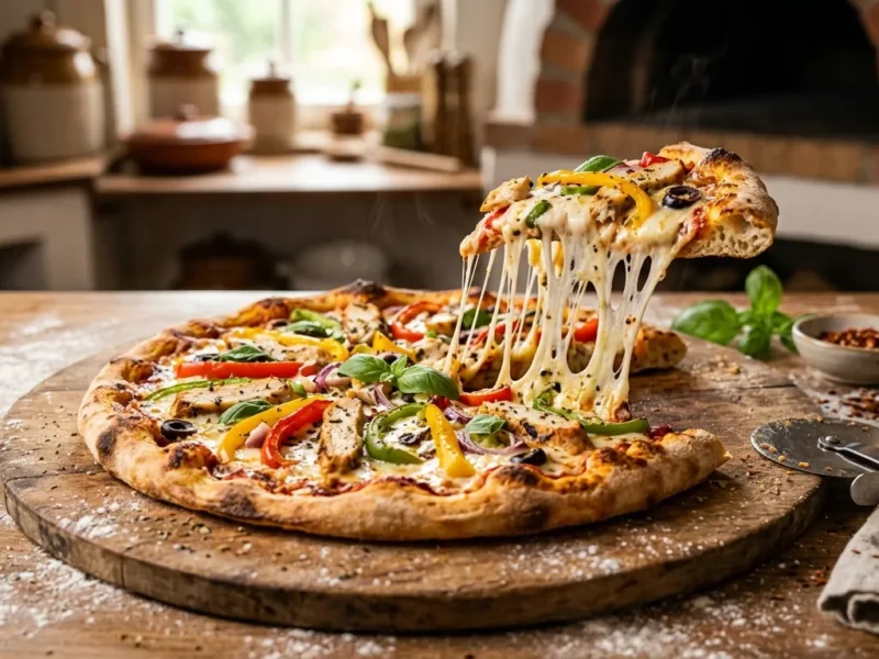 Easy No Yeast Pizza Dough Recipe at Home (No Rise)